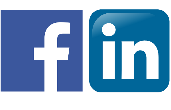 facebook linkedin