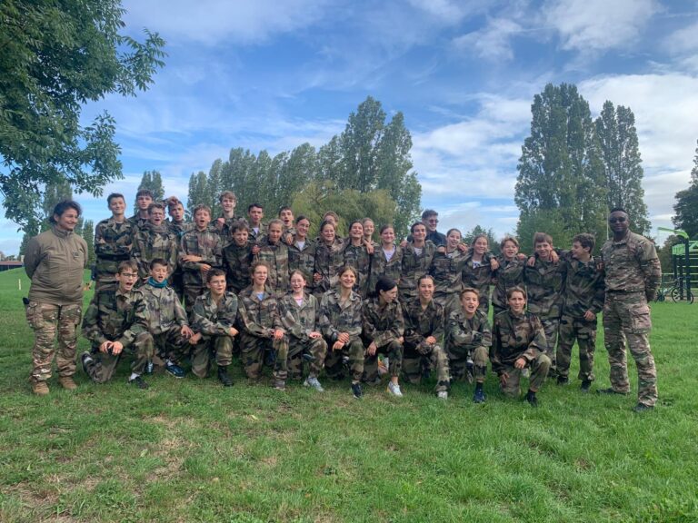 Découverte du parcours d’obstacles militaire pour notre classe Défense !