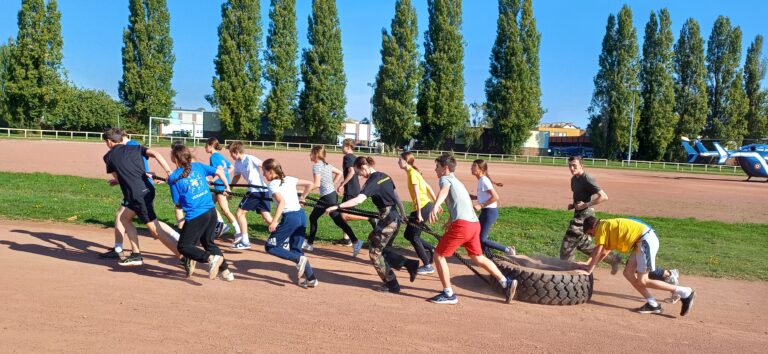 Notre classe Défense a participé au lancement des journées Sports Armées-jeunesse