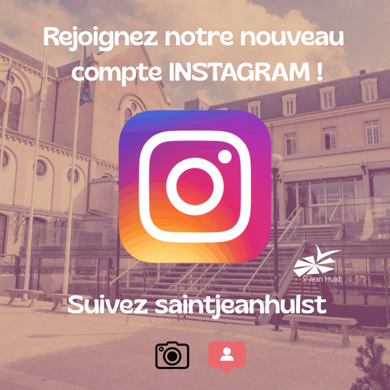 Abonnez-vous à notre nouveau compte Instagram !