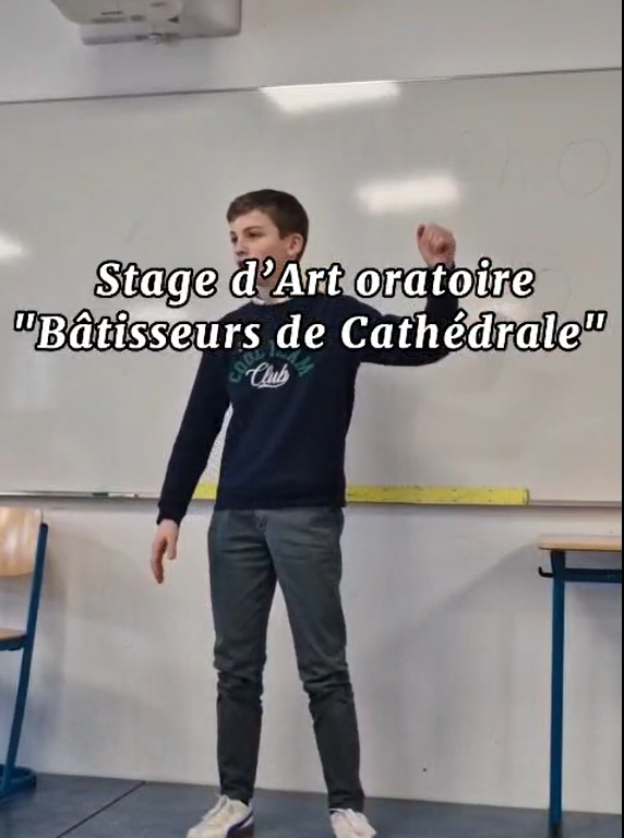 Stage d’art oratoire avec Graine de Léonard