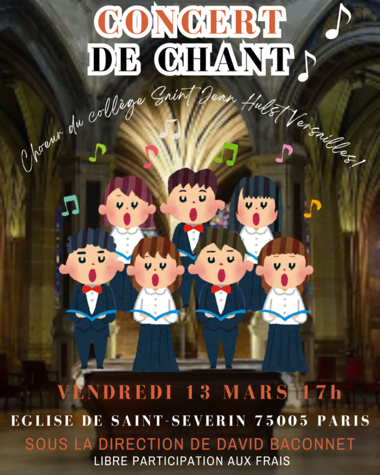 Concert du Chœur de Saint Jean à Paris