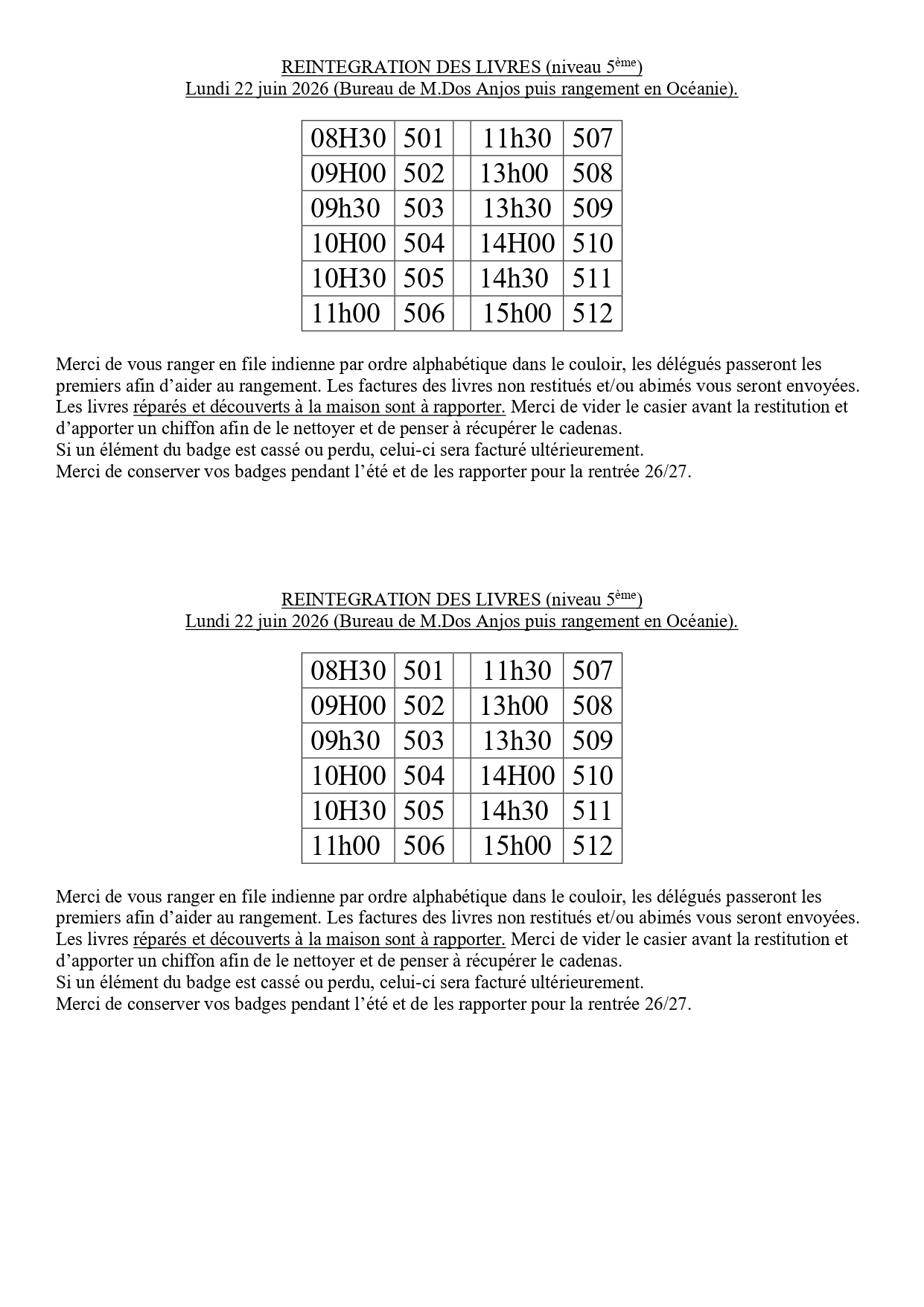 restitution des livres 5 2026 page 0001