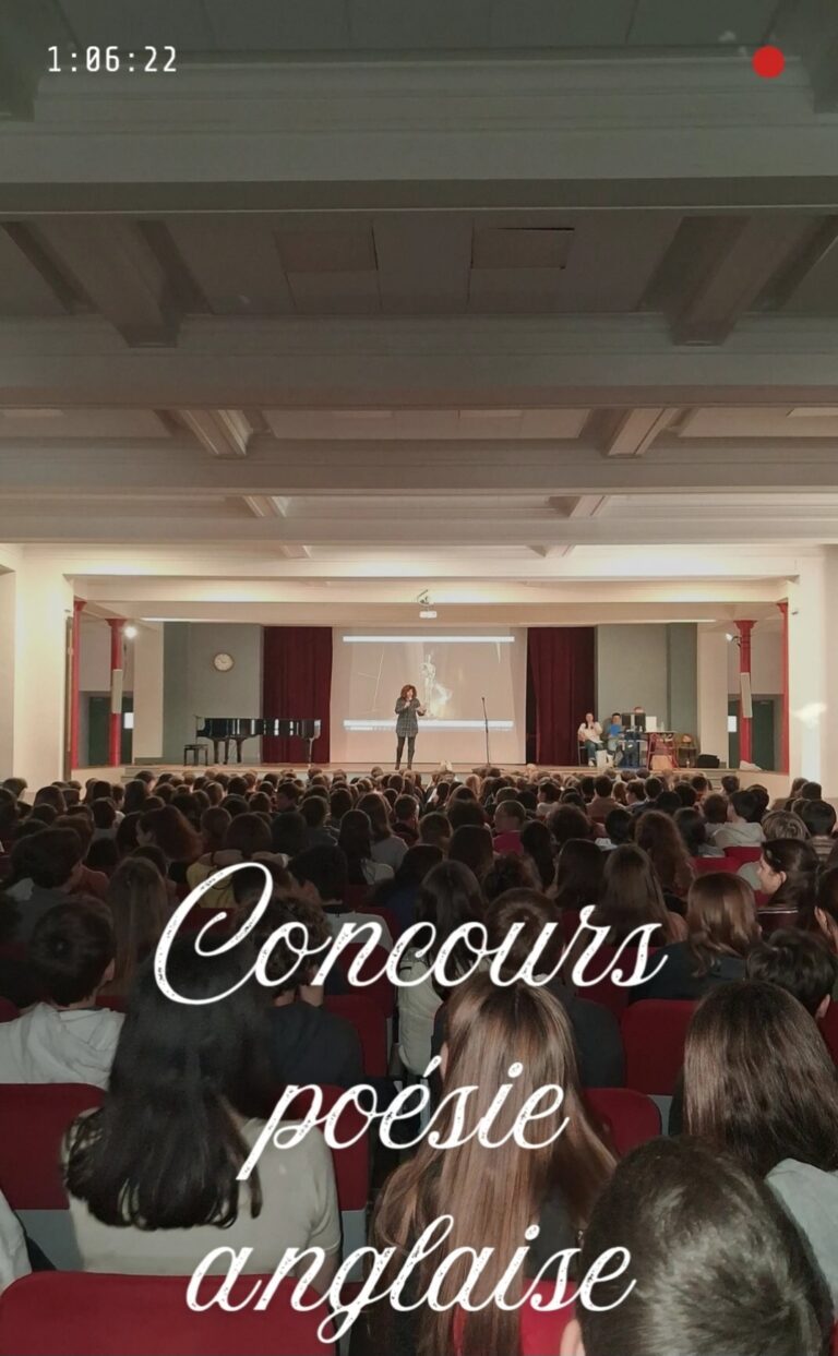 Concours de poésie anglaise